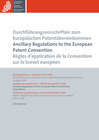 2016 Ancillary regulations to the EPC
